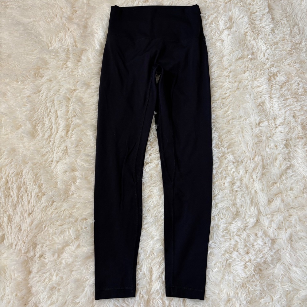 Black High Waisted Athletic Yoga Leggings XS S Full Length Athleisure